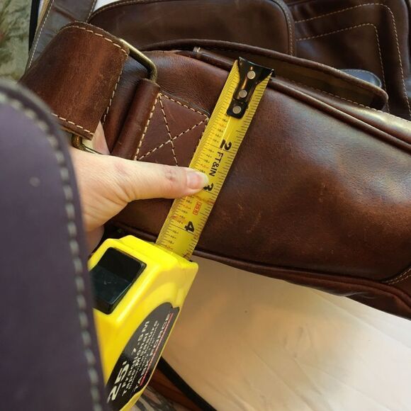 FOSSIL SATCHEL w Multiple Compartments & Organizer - Picture 5 of 10